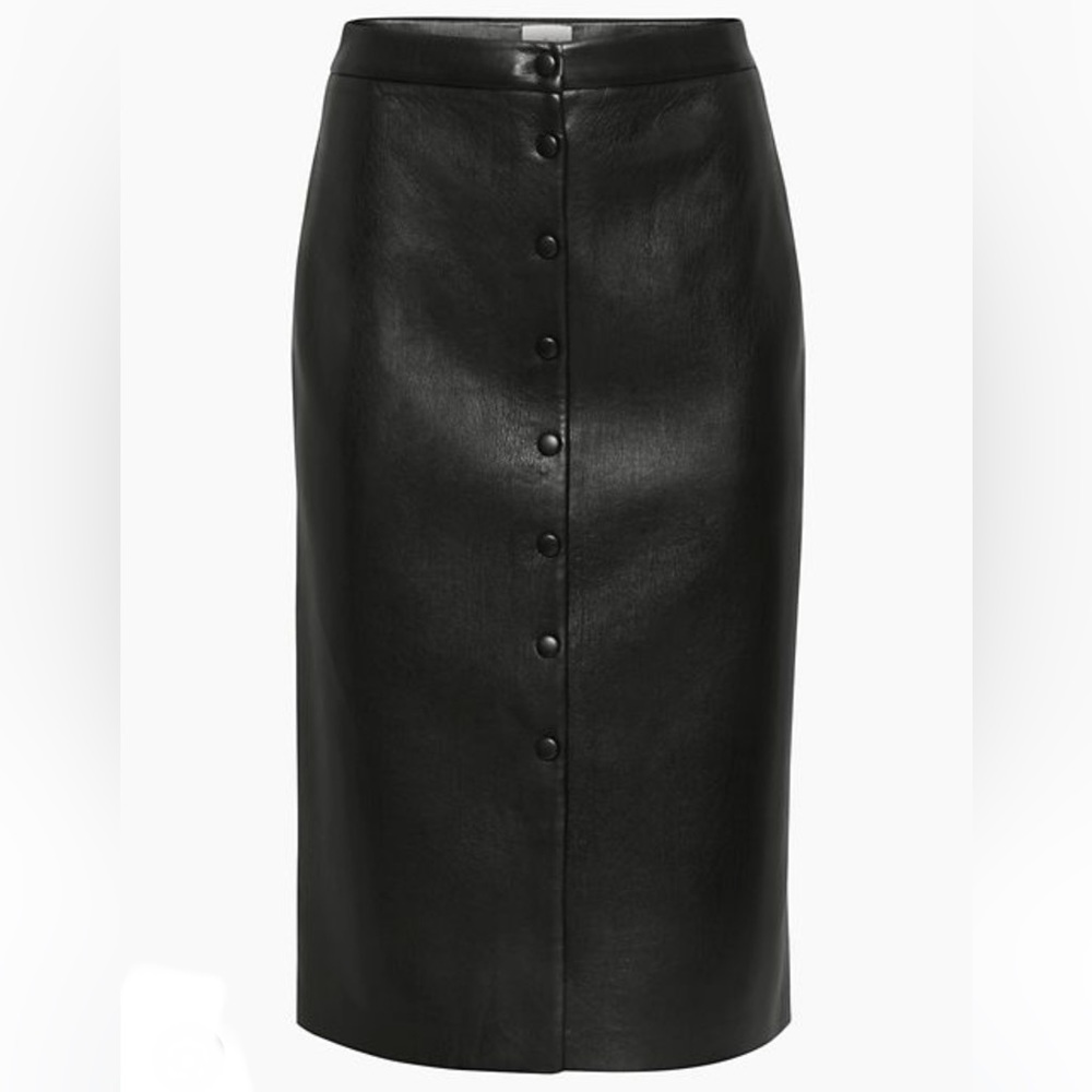 Aritzia Wilfred Manor Vegan Leather Skirt